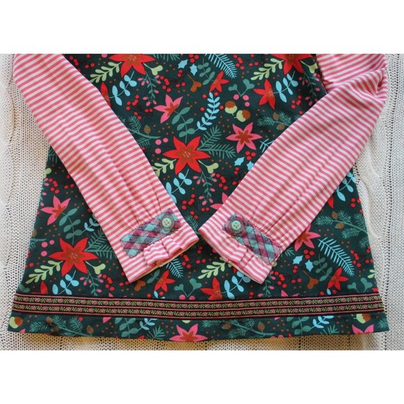 MATILDA JANE Christmas Hundred Years Tunic Top Mixed Print, Size 8 - Picture 3 of 10